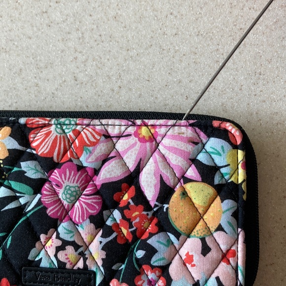 Vera Bradley Accordion Wallet Tangerine Twist - Picture 12 of 13